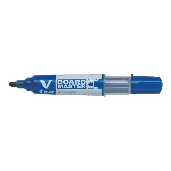 Set 10 markere pentru tabla Pilot Vboard Master 2.3 mm varf rotund Set 10 markere pentru tabla Pilot Vboard Master 2.3 mm varf rotund albastru