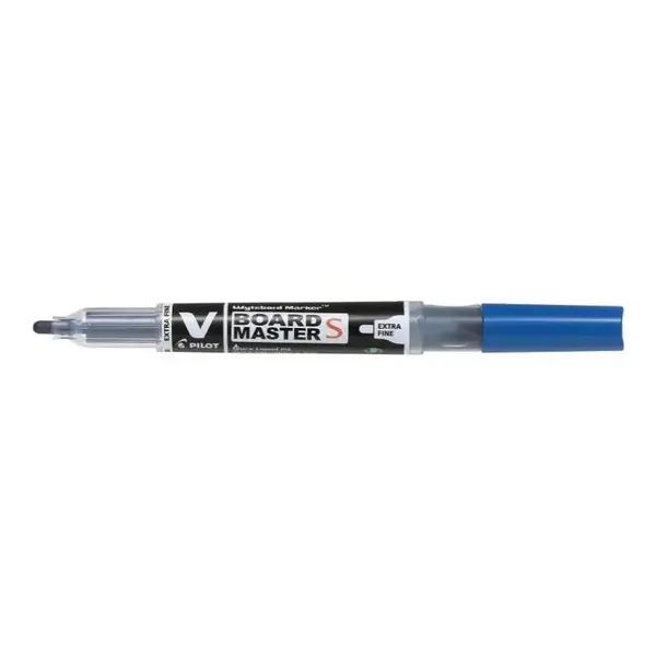 Set 10 markere pentru tabla Pilot Vboard Master S diverse culori 1.3 mm varf rotund Set 10 markere pentru tabla Pilot Vboard Master S diverse culori 1.3 mm varf rotund albastru