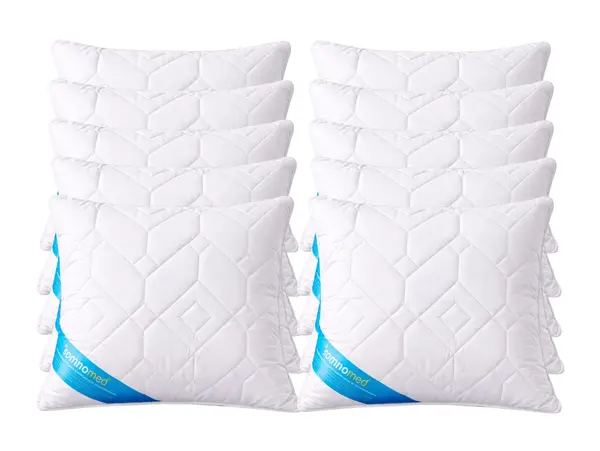 SET 10 Perne Somnomed Antimicrobiene lavabile la 95°C, 70 x 70 cm, vidat