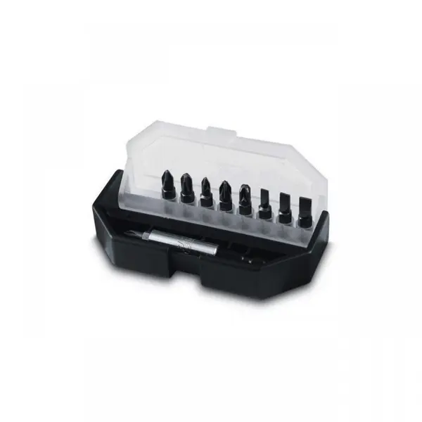 Set 10 piese, varfuri (biti) 25 mm SL, PH, PZ cu adaptor STANLEY 1/4"