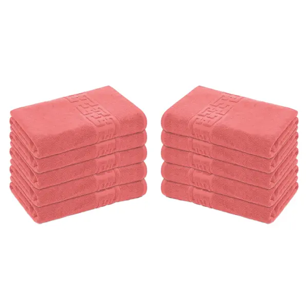Set 10 Prosoape Baie, Bumbac 100%, 70x130cm, 550g m ², Greek