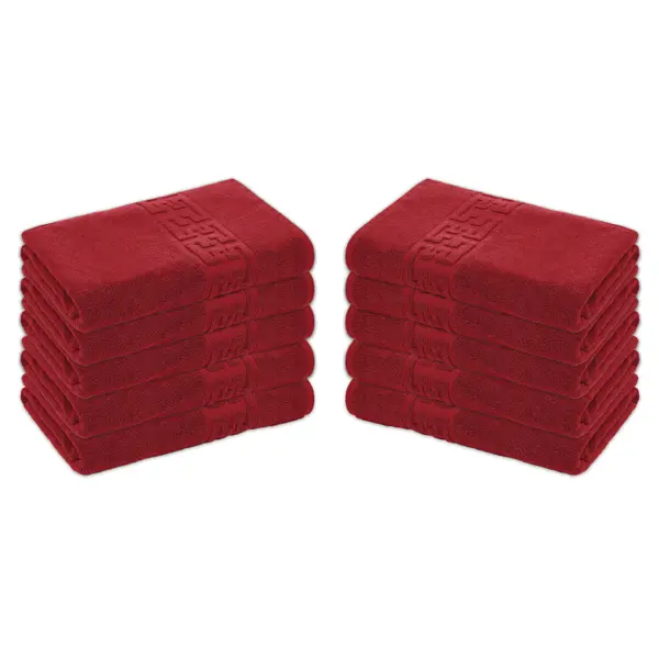 Set 10 Prosoape Baie, Bumbac 100%, 70x130cm, 550g m ², Greek