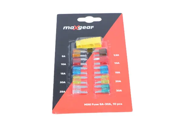 Set 10 sigurante plate mini fuzibile cu cleste inclus MAXGEAR 89-0016