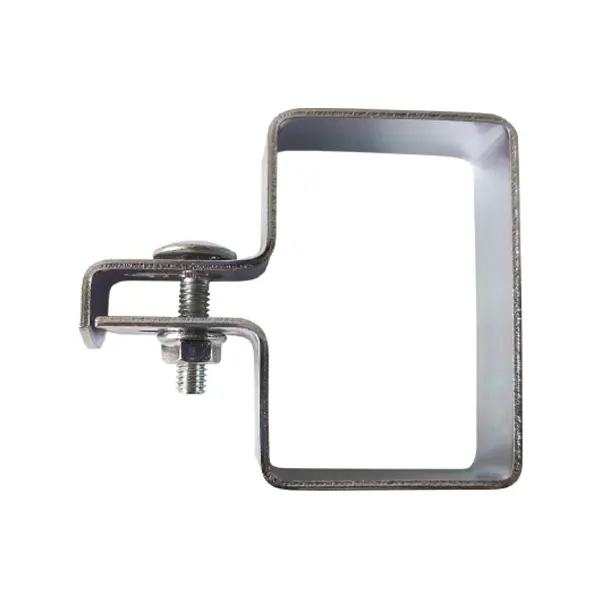 Set 10 x Brida Fixare Capat Stalpi Rectangulari Stalp 60x40 Mm Zincat Electrolitic