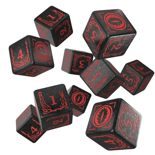 Set 10 Zaruri D6 The Lord of the Rings - Mordor