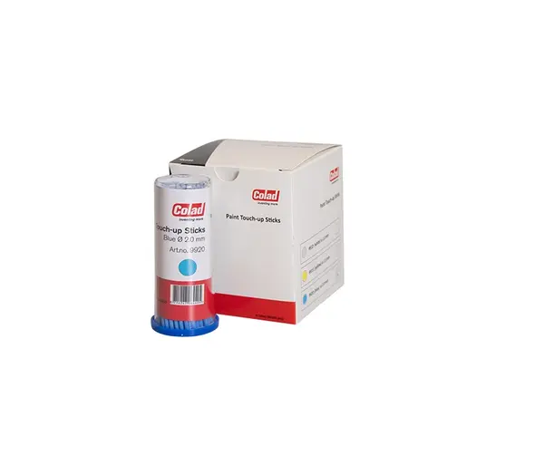 Set 100 betisoare de retus albastre, dimensiune medie 2mm COLAD