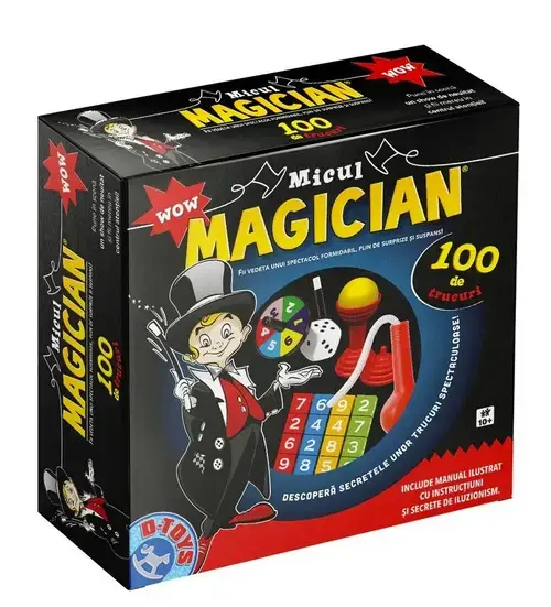 Set 100 de trucuri de magie D-Toys Micul Magician