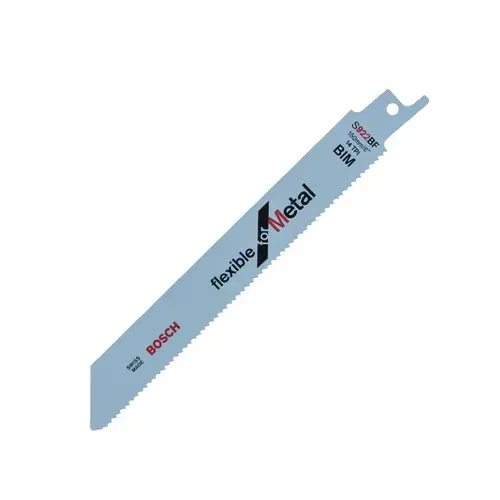 Set 100 panze fierastrau sabie, Bosch S922BF Flexible for Metal, 150mm, 14 TPI