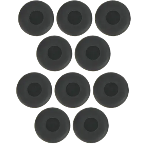 Set 10x Pernute casti, Jabra, Piele (Negru)