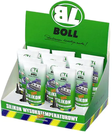 Set 11 buc. silicon etansare negru 350°C BOLL 80ml