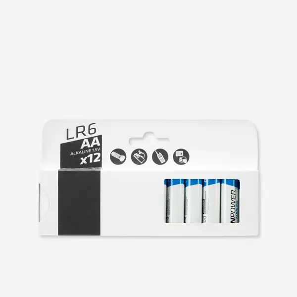Set 12 Baterii alcaline LR06-AA
