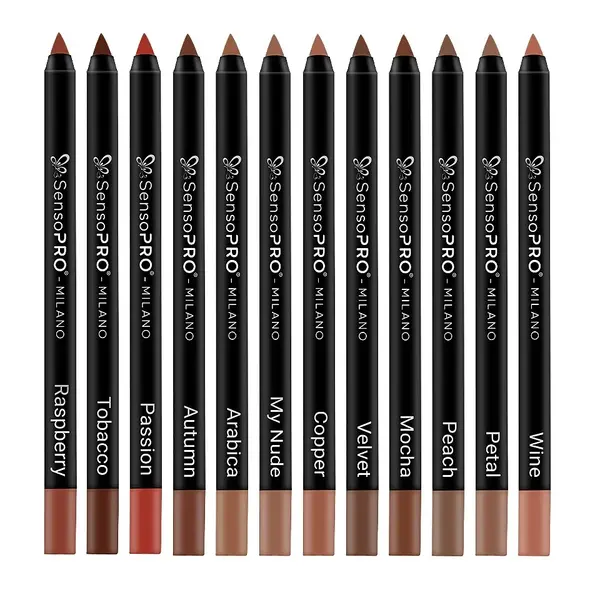 Set 12 Creioane de Buze Kiss Box, SensoPRO Milano