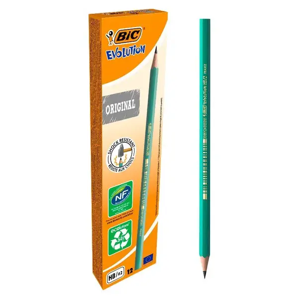 Set 12 creione grafit HB 650 Eco Evolution BIC Set 12 creione grafit HB 650 Eco Evolution BIC