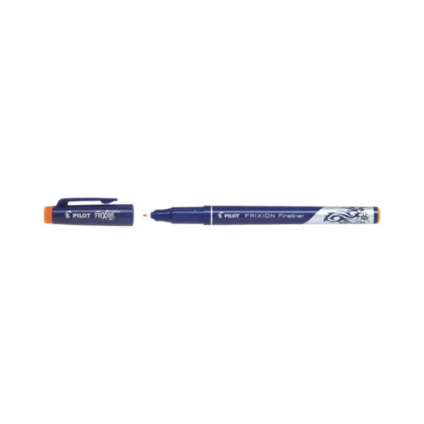 Set 12 finelinere cu cerneala Pilot Frixion diverse culori 0.45 mm cu capac Set 12 finelinere cu cerneala Pilot Frixion diverse culori 0.45 mm cu capac portocaliu