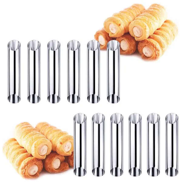 Set 12 forme cilindrice pentru prajituri
