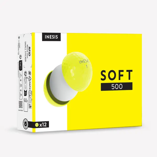 Set 12 Mingi 500 Soft Galben