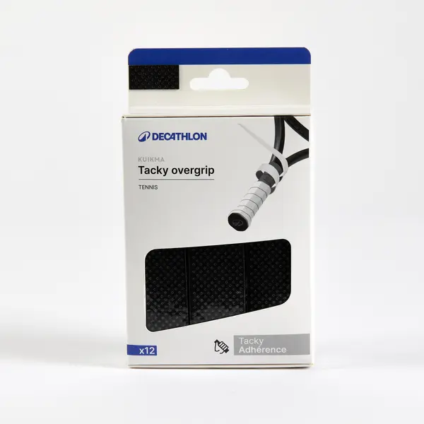 Set 12 Overgrip Tenis Tacky Negru