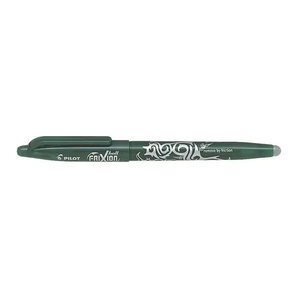 Set 12 rollere cu cerneala Pilot Frixion Ball diverse culori 0.7 mm cu capac Set 12 rollere cu cerneala Pilot Frixion Ball diverse culori 0.7 mm cu capac Verde