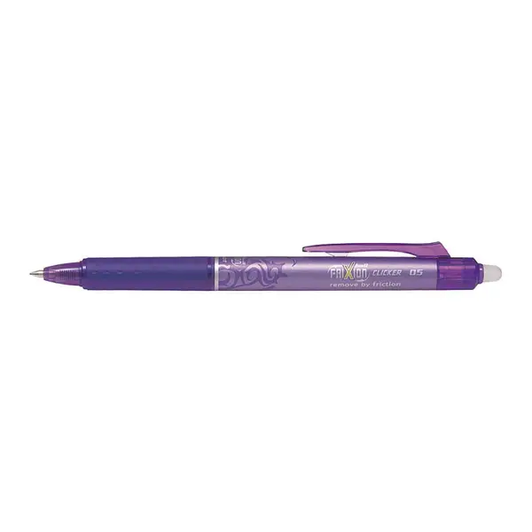 Set 12 rollere cu cerneala Pilot Frixion Clicker diverse culori 0.5 mm Set 12 rollere cu cerneala Pilot Frixion Clicker diverse culori 0.5 mm violet