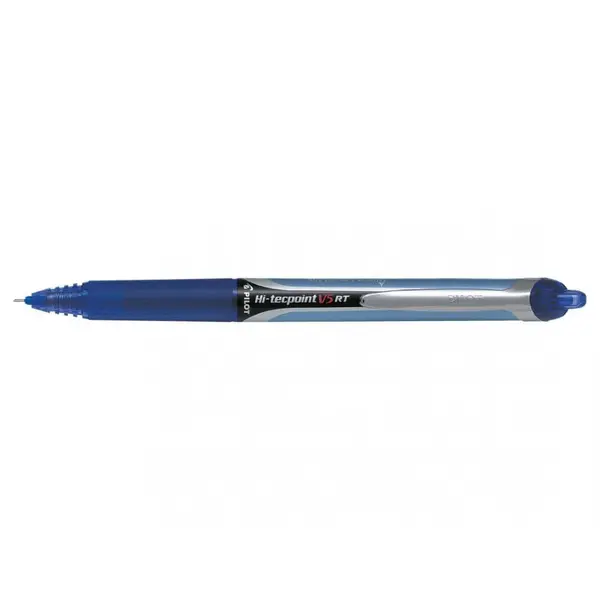 Set 12 rollere cu cerneala Pilot Hi-Tecpoint V5 RT diverse culori 0.5 mm cu click Set 12 rollere cu cerneala Pilot Hi-Tecpoint V5 RT diverse culori 0.5 mm cu click albastru