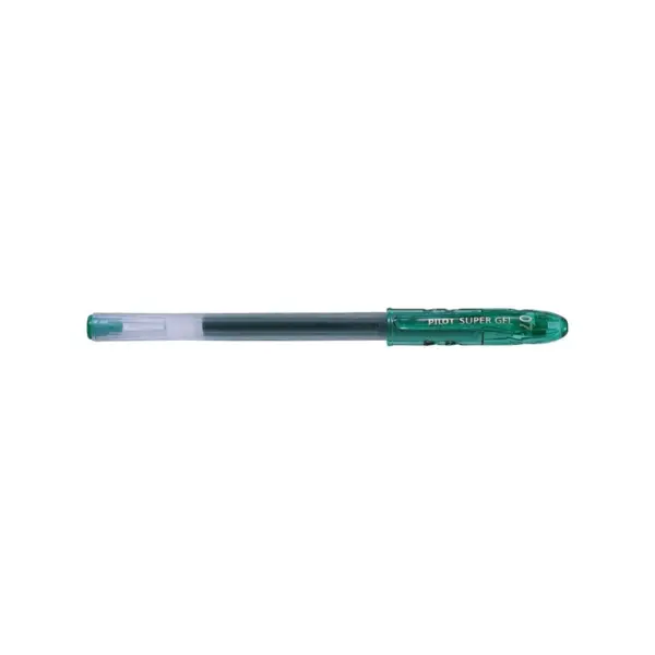 Set 12 rollere cu gel Pilot Super Gel diverse culori 0.7 mm cu capac Set 12 rollere cu gel Pilot Super Gel diverse culori 0.7 mm cu capac verde