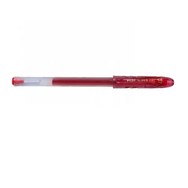 Set 12 rollere cu gel Pilot Super Gel diverse culori 0.7 mm cu capac Set 12 rollere cu gel Pilot Super Gel diverse culori 0.7 mm cu capac rosu