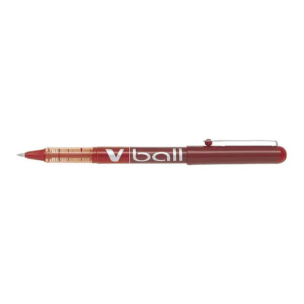 Set 12 rollere Pilot V-Ball diverse culori 0.5 mm cu capac Set 12 rollere Pilot V-Ball diverse culori 0.5 mm cu capac rosu