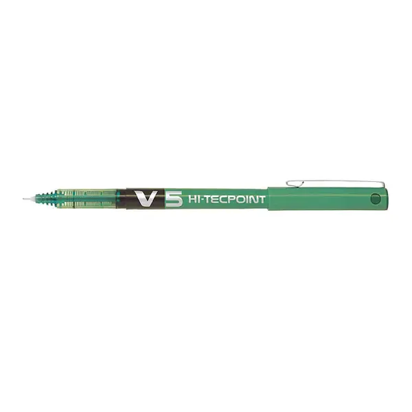 Set 12 rollere Pilot V5 Hi-Tecpoint diverse culori 0.5 mm cu capac Set 12 rollere Pilot V5 Hi-Tecpoint diverse culori 0.5 mm cu capac verde