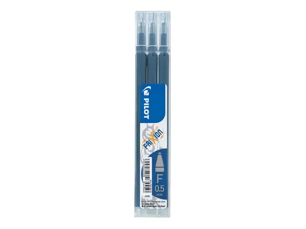 Set 12 x 3 rezerve roller Pilot Frixion Clicker cerneala albastra 0.5 mm Set 12 x 3 rezerve roller Pilot Frixion Clicker cerneala albastra 0.5 mm