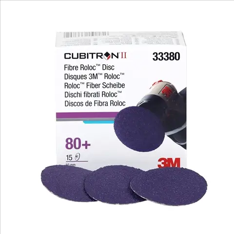 Set 15 discuri Cubitron II Fibre ROLOC Disc 50mm, 80+ 3M