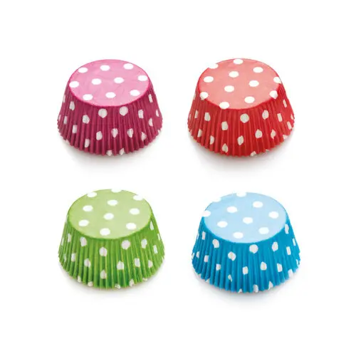 Set 150 forme praline hartie, unica folosinta, diverse culori,6x2 cm