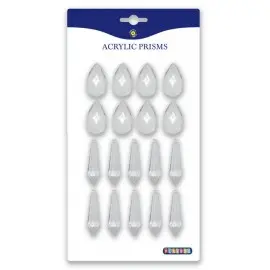 Set 18 cristale prisma transparente