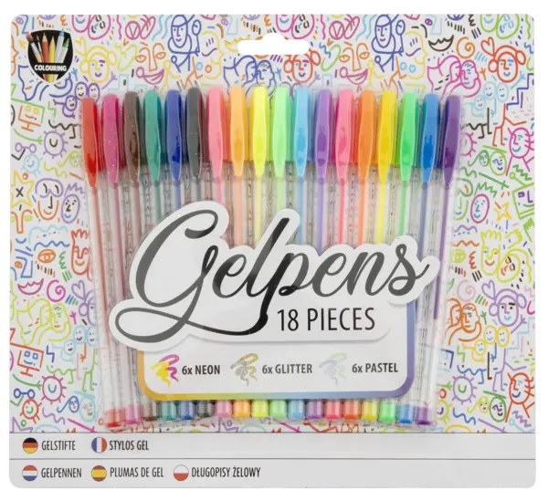 Set 18 pixuri cu gel