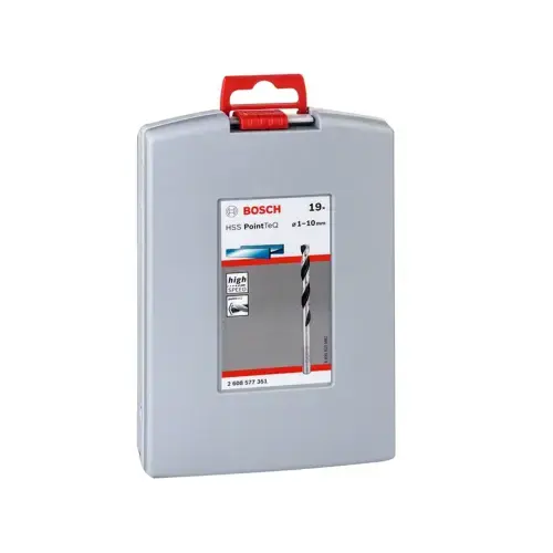 Set 19 burghie metal HSS PointTeQ BOSCH ProBox