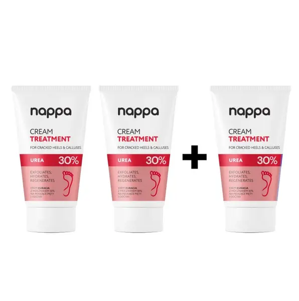 Set 2+1 gratis - Crema pentru calcaie crapate si bataturi cu 30% Uree - 150 ml