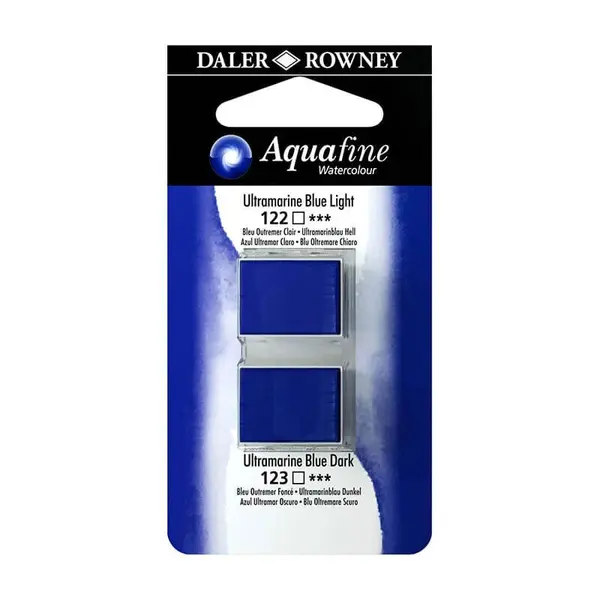 Set 2 Acuarele godete Aquafine Daler Rowney - Sepia Hue & Payne’s Grey