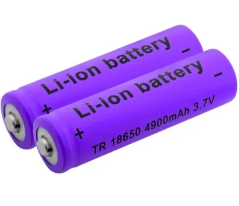 Set 2 Acumulatori MOV Li-Ion ART 18650 4800 mAh 3.7V cu varf