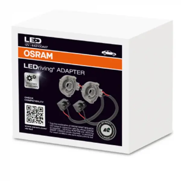 Set 2 adaptoare H7 Osram LED 64210DA07 pentru Mercedes, VW
