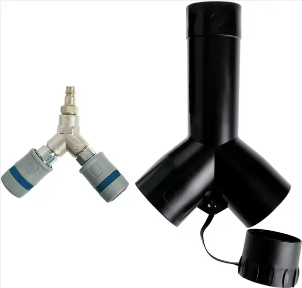 Set 2 adaptoare Y pentru furtun de absorbtie praf si alimentare aer IAS 3-DA-CT Festool