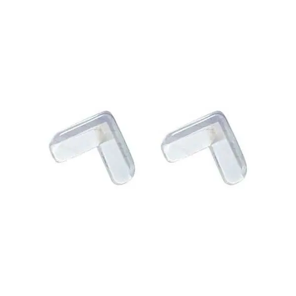 Set 2 aparatori din silicon pentru colturi 4x4x1.5 cm Ikonka