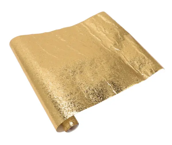 Set 2 Autocolante rezistente la apa si ulei tip folie de aluminiu autoadezive 40cm x 2m AURIE