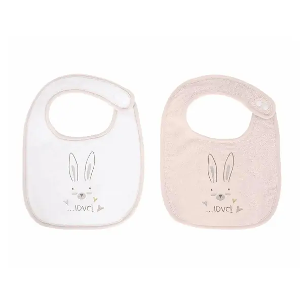 Set 2 bavete Kikka Boo Rabbits In Love