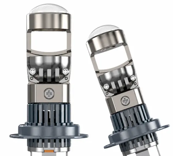 Set 2 Becuri auto LED K88 H7 280W/set cu lupa 28000lm