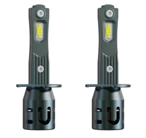 Set 2 becuri auto LED mini H1 K13 model 3570 de 150W 19000 lumeni 6000k