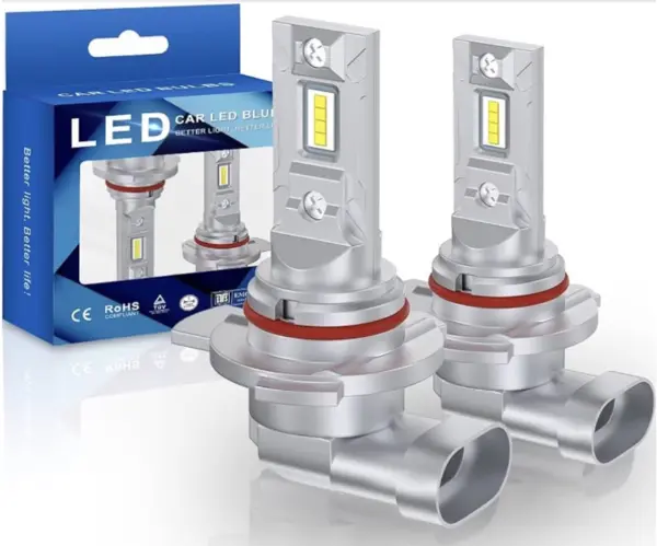 Set 2 becuri auto LED W HB4 (9006) de 120W cu 15000Lm 12V 6000K lumina alb rece
