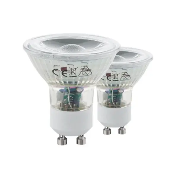 Set 2 becuri GU10 lumina calda 4,5W - Default Title
