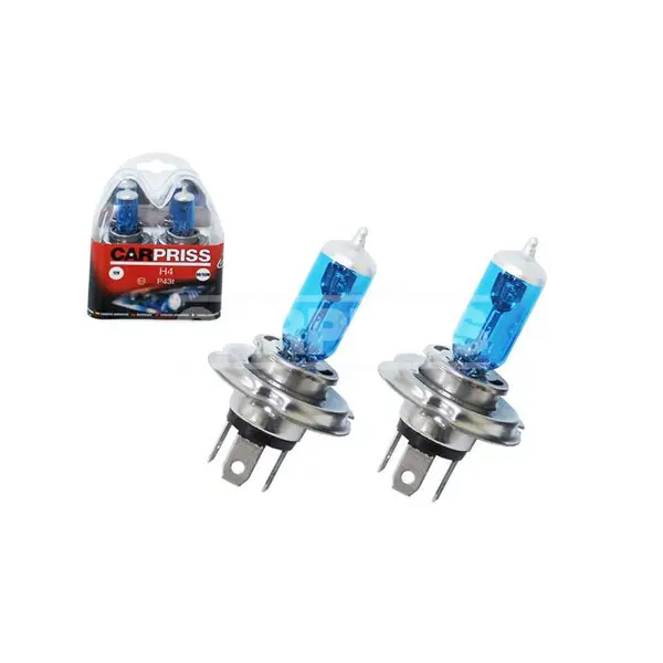 Set 2 becuri H4 12V Supreme White +30% CARPRISS 70721056