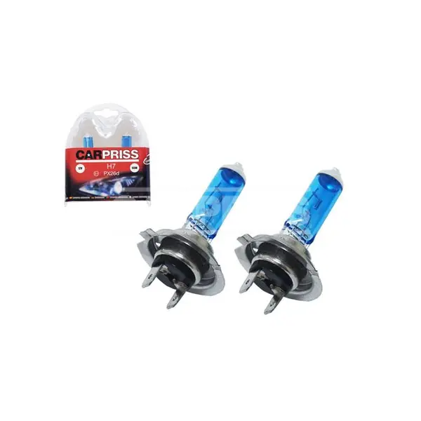 Set 2 becuri H7 12V Supreme White +60% CARPRISS 70721063