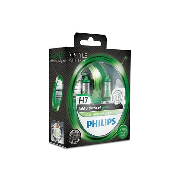 Set 2 becuri incandescent PHILIPS H7 12V 12972CVPGS2