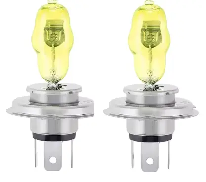 Set 2 becuri LED auto H3 de 12V 100W 6000K HOD galbene XENON